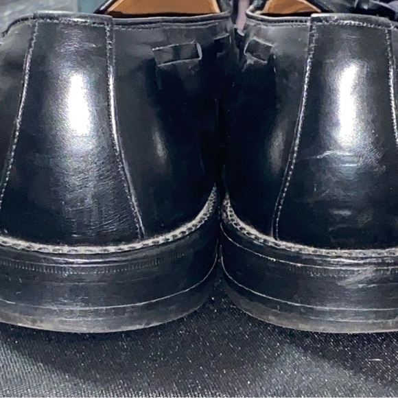 Allen Edmonds "GRAYSON" Men's Black Leather Tassel Loafers Size 10.5 - Picture 10 of 11